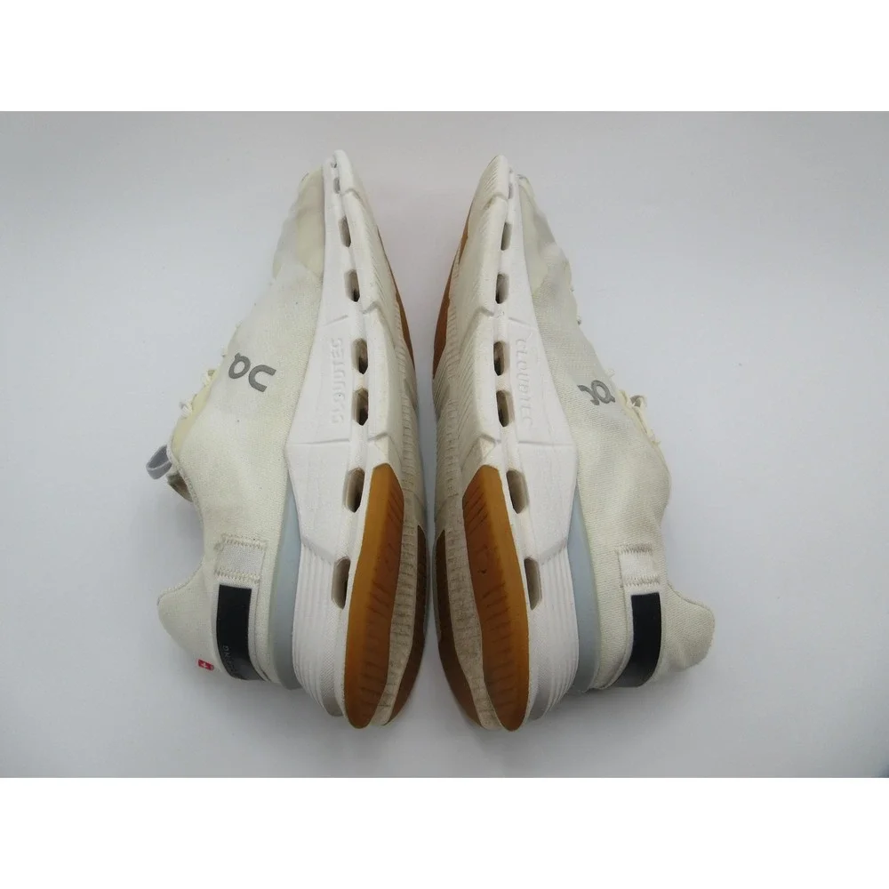 On‎ Running Cloudnova Shoes Womens Size 10 White Cream Gum CloudTec 26.98223
